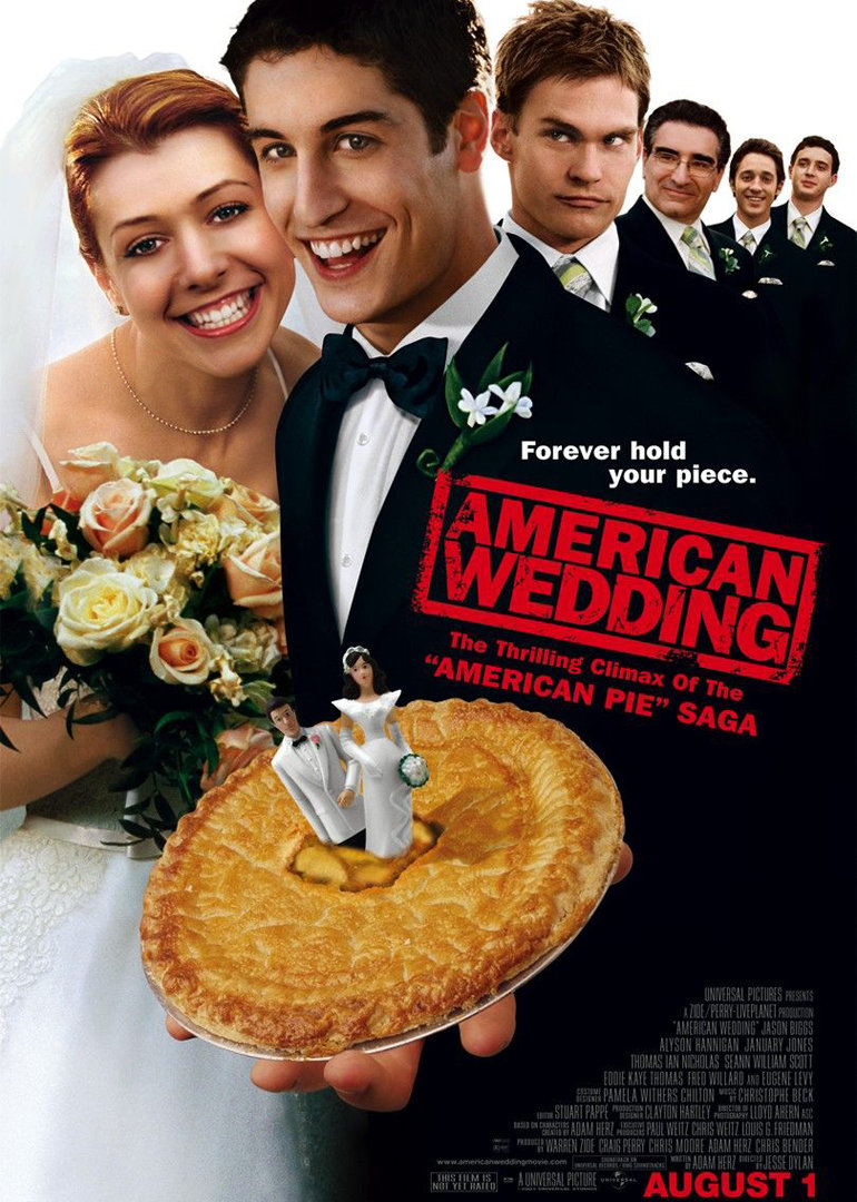美国派3美国婚礼主演: 贾森·比格斯西恩·威廉·斯科特艾丽森·汉妮根